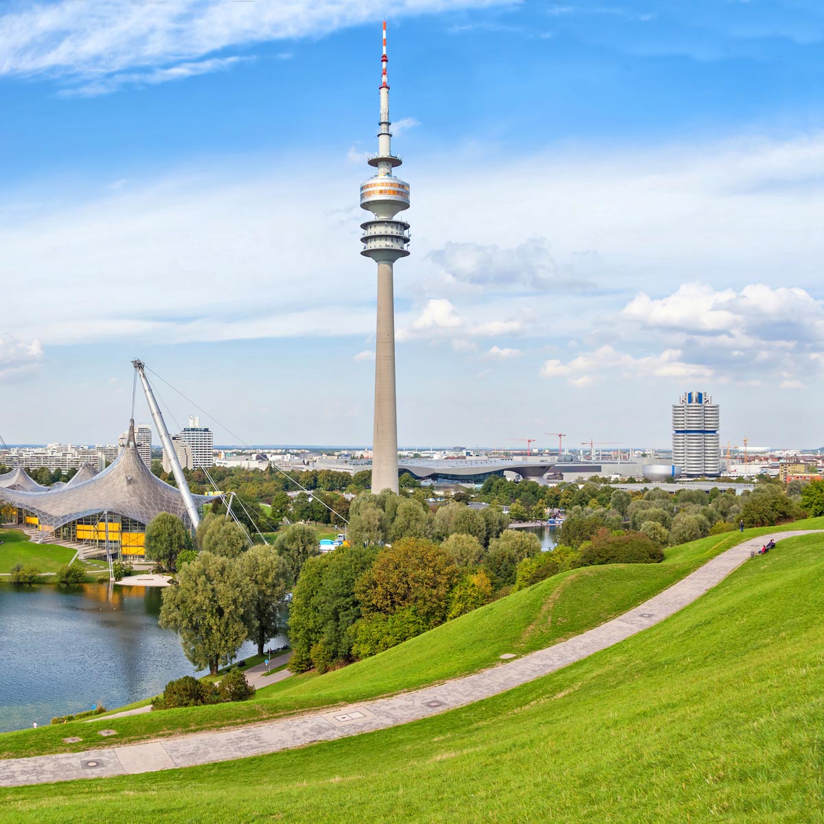 Olympiapark München - nachhaltige Stadtentwicklung bedeutet mehr als nur Grünflächen